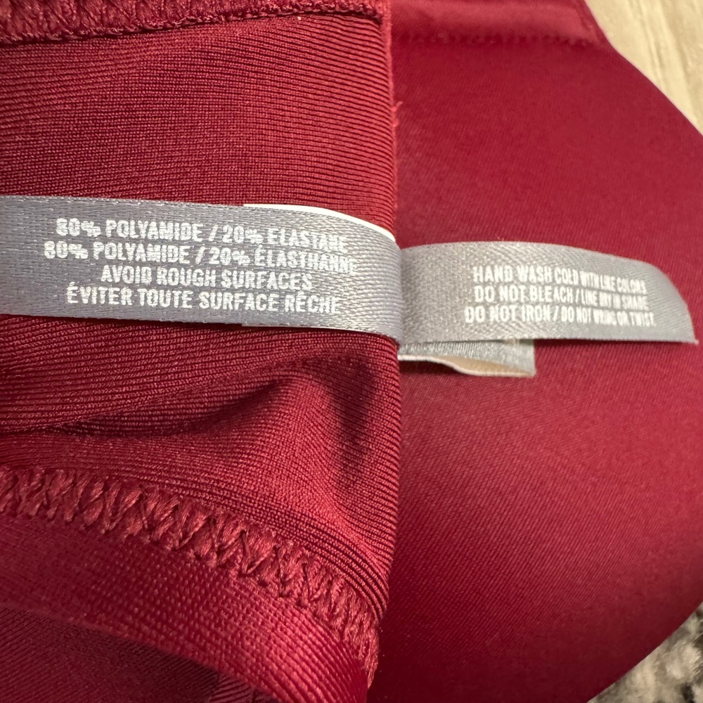 aerie Burgundy Push-Up Bikini Set - Picture 9 of 10